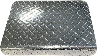 Compatible with Club Car DS Golf Cart Diamond Plate Polished Aluminum Access Panel 1982 and up - Silver