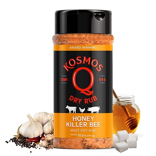 Vista 15 de Kosmos Q SPG BBQ Dry Rub Mezcla dulce y salada Ideal para pechuga, bistec, pollo, costillas y cerdo El mejor condimento para barbacoa