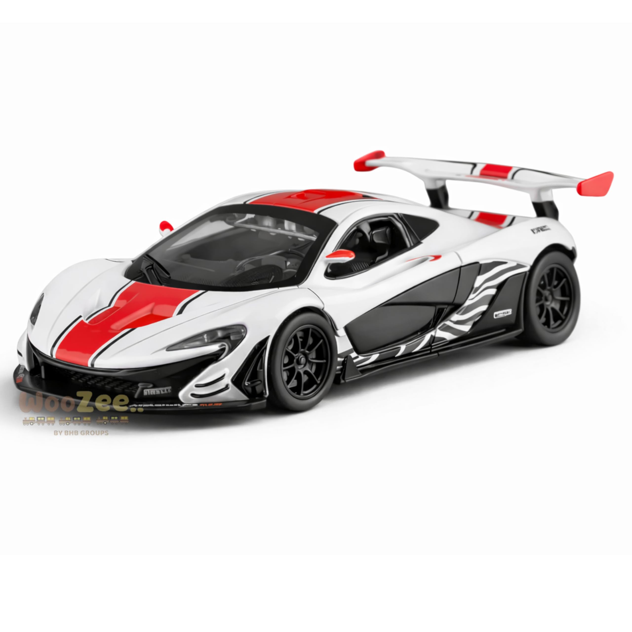 WooZee.. MSZ Mclaren P1 GTR, 1:43 Scale Licensed Premium Die-Cast Model Car – Collectors Grade-image-1