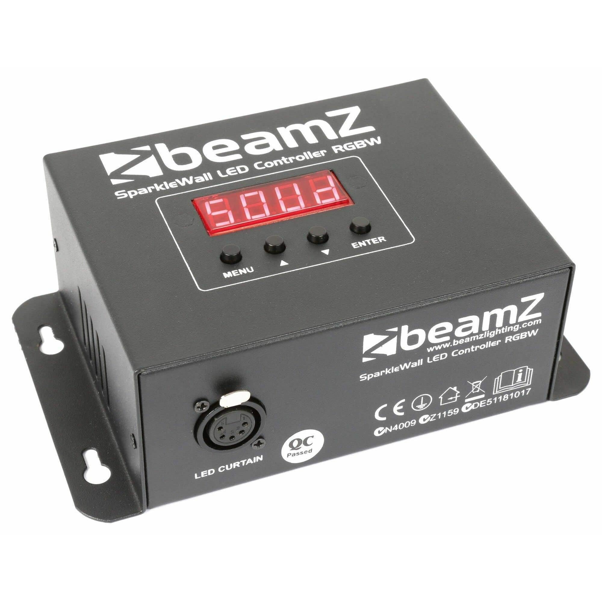 BeamZ SparkleWall Schwarz - Stroboscopes & Disco-Strahler (schwarz, LED, 96 Leuchten, Blau, Grün,Rot und Weiß, 8 Kanäle, Wechselstrom)