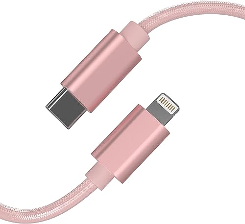 TalkWorks Cargador de cable USB C a Lightning compatible con iPhone 14/14 Plus/14 Pro/14 Pro Max, 13/13 Mini/13 Pro/13 Pro Max, 12/12 Mini/ 12