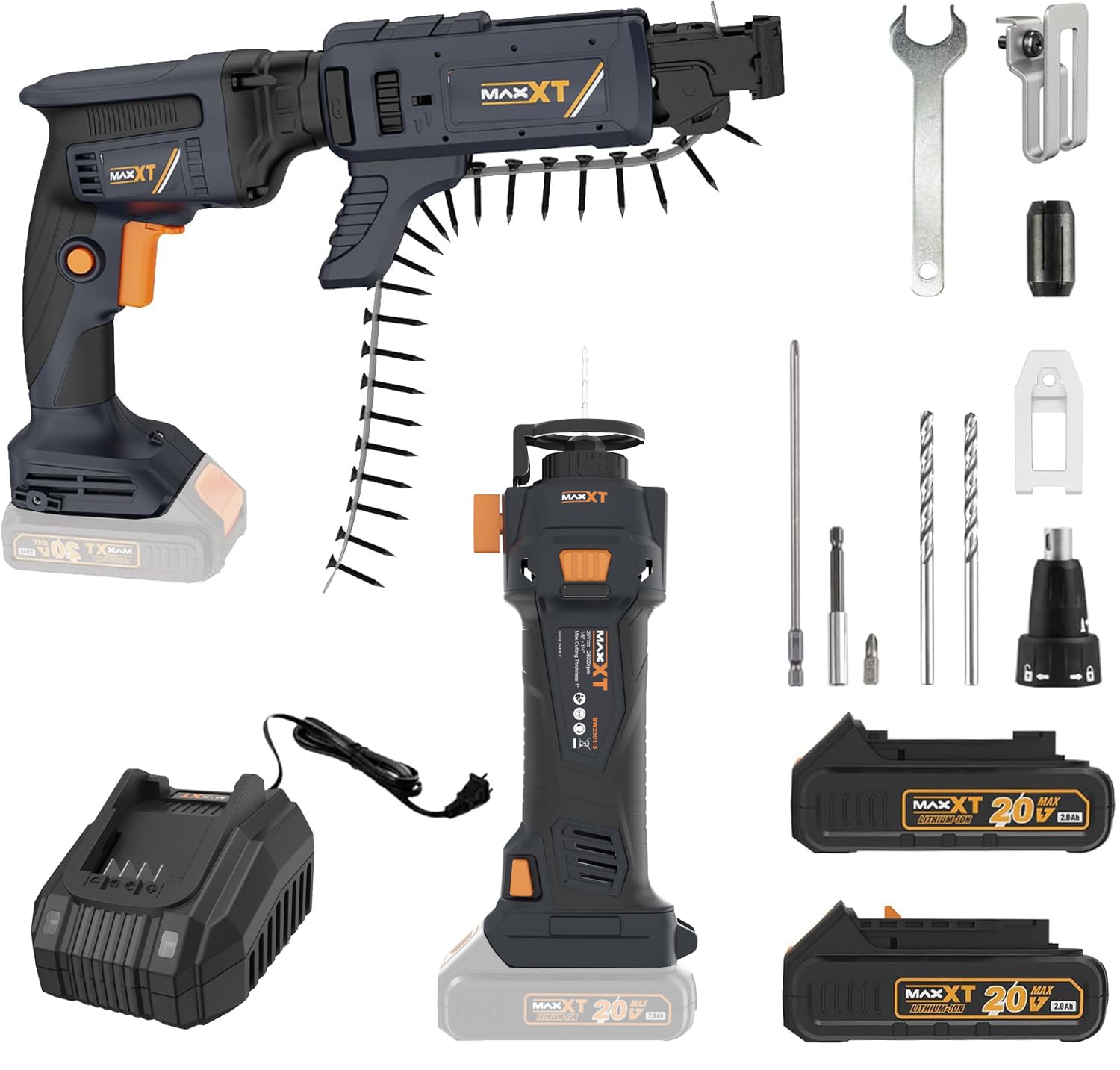 MAXXT 20V Brushless Drywall Screw Gun (Tool Only) – 2-in-1