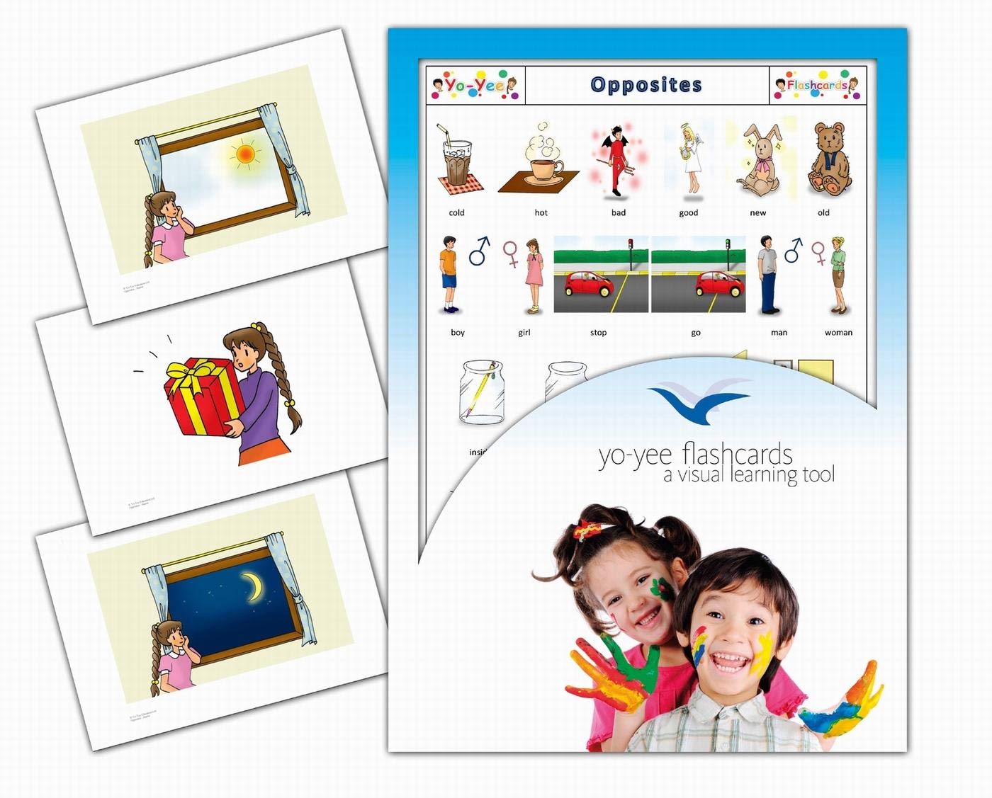 Yo-Yee Flashcards - Opposites and Adjectives Picture Cards - Including Teaching Activities and Game Ideas