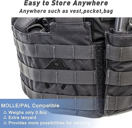 Miniatura 6 de Door Jam paquete de 4 tope táctico de primera respuesta para la policía servicios médicos de emergencia y uso doméstico evita que las puertas se