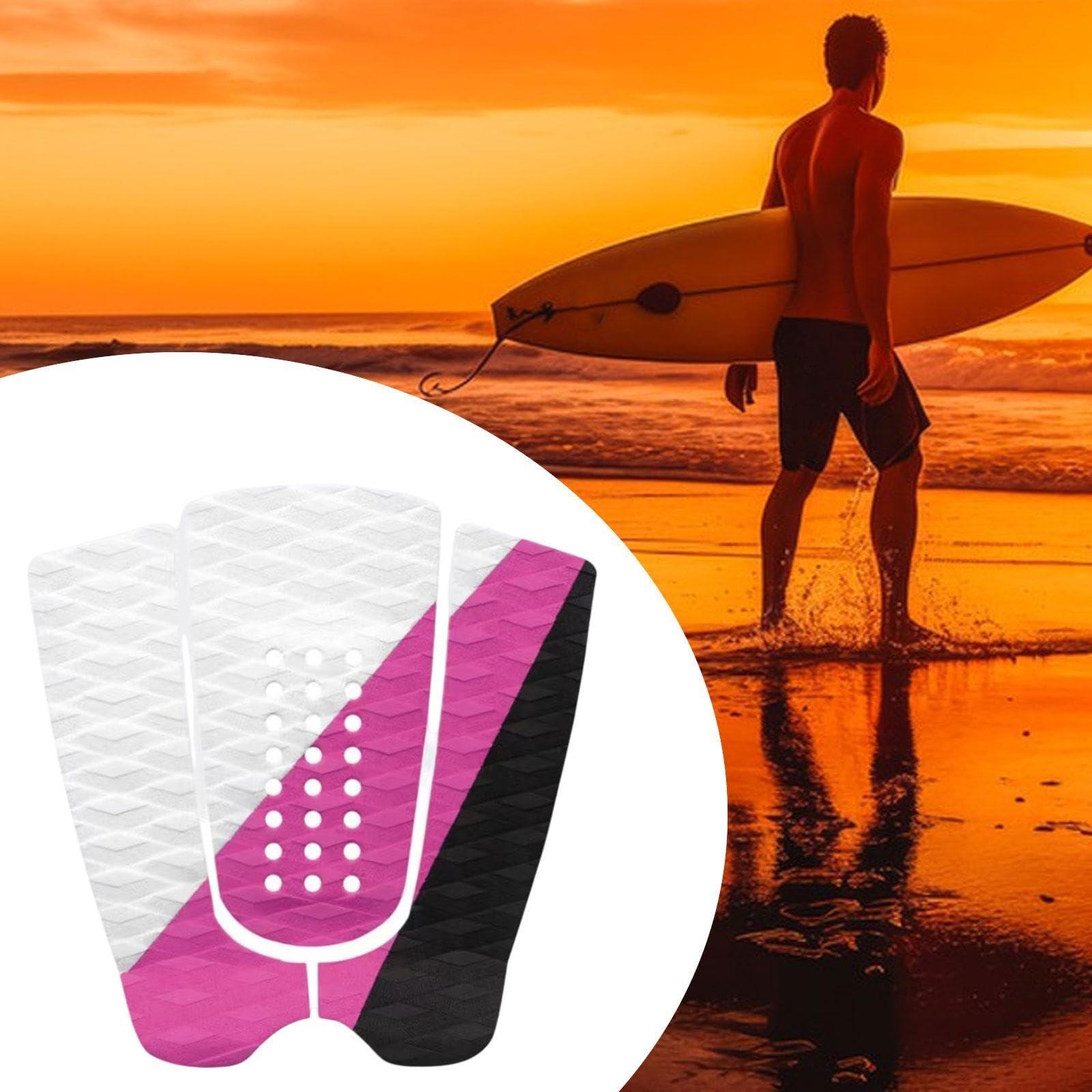 QSTDGVPW 3X Surfboard Traction Pads Surf Traction Pad Deck Grip Non Slip for Standup Paddleboard