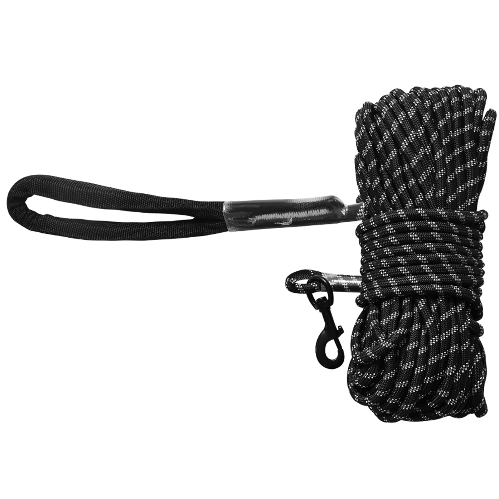 LOQATIDIS Correa de Perro de Nylon Reflectante, cómodo Deslizamiento Mango Tejido Gancho bloqueable Cuerda de Cuerda de formación Camping Correas de Plomo para Perros Grandes y medianos pequeños