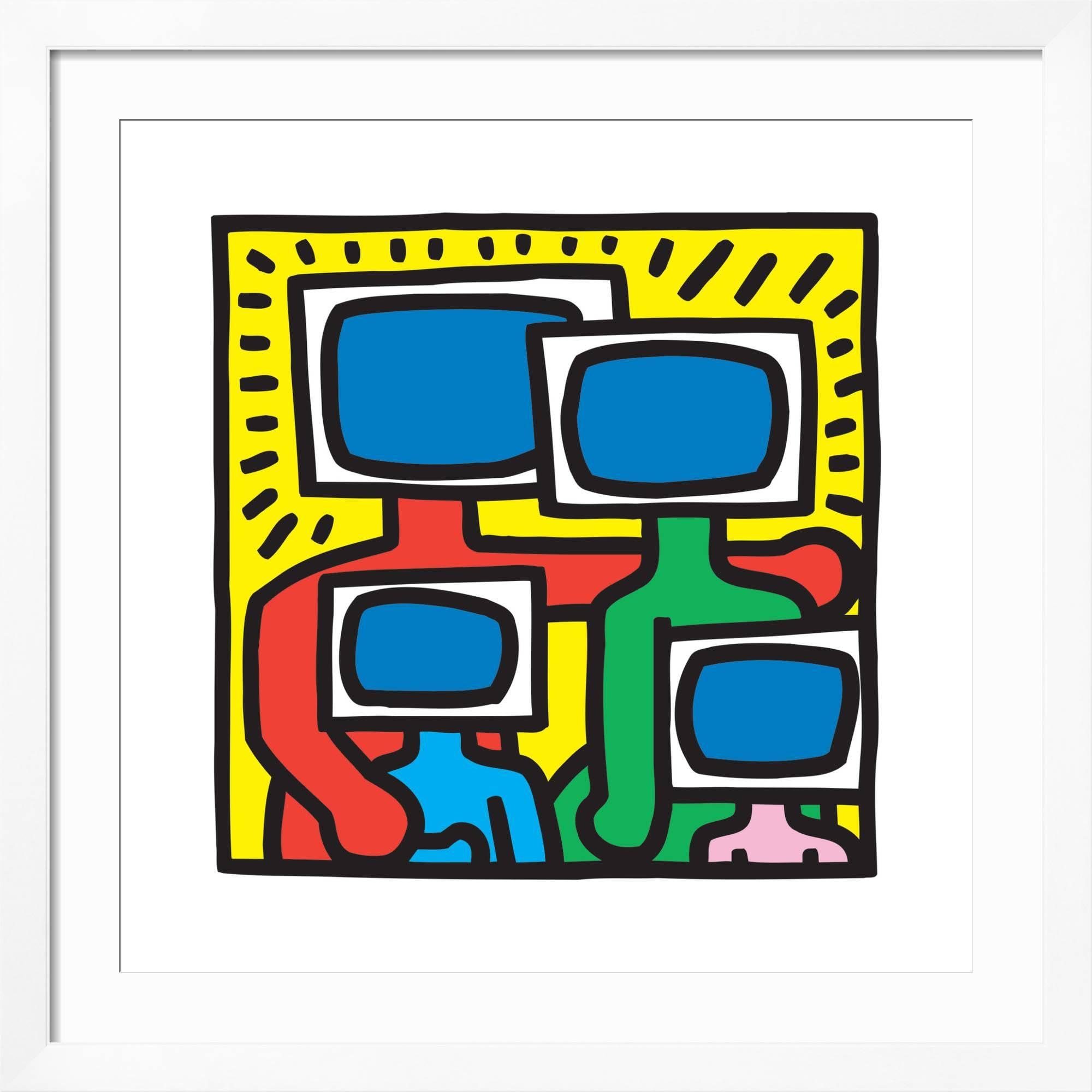 Amazon.com: ART.COM Wall Giclee Print Untitled Pop Art on White