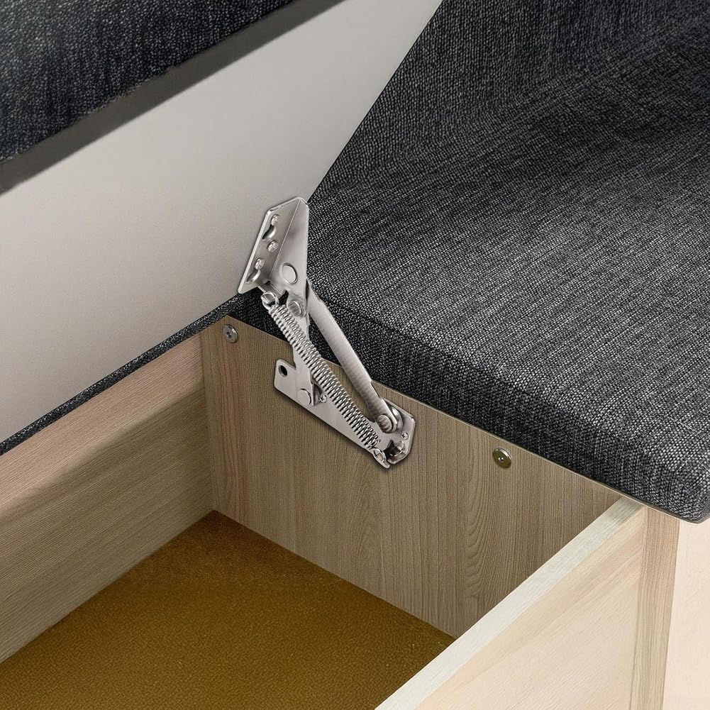Lot De 2 Supports Porte Multifonctions Réglables – Charnière à Ressort, Ton Doré, Uxcell