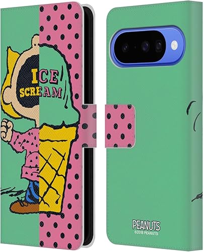 Miniatura 10 de Head Case Designs Officially Licensed Peanuts Snoopy Pirate Halfs and Laughs Leather Book Wallet Case Cover Compatible with Google Pixel 8