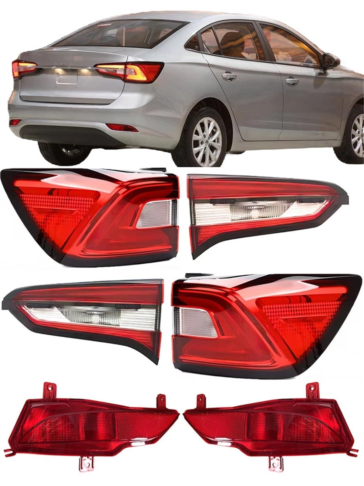 Lampa tylna zespolona Halogen światła Dla IMG5 MG5 IMG I5 2019-2023 Tylne światło tylne Lampa hamowania Lampa ostrzegawcza Lampa do jazdy Tylne światło przeciwmgielne(Side inside Right)