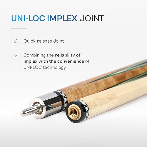 Miniatura 9 de PEARSON Cues Elite Series PEL - Taco de billar (2 piezas, 58 pulgadas)