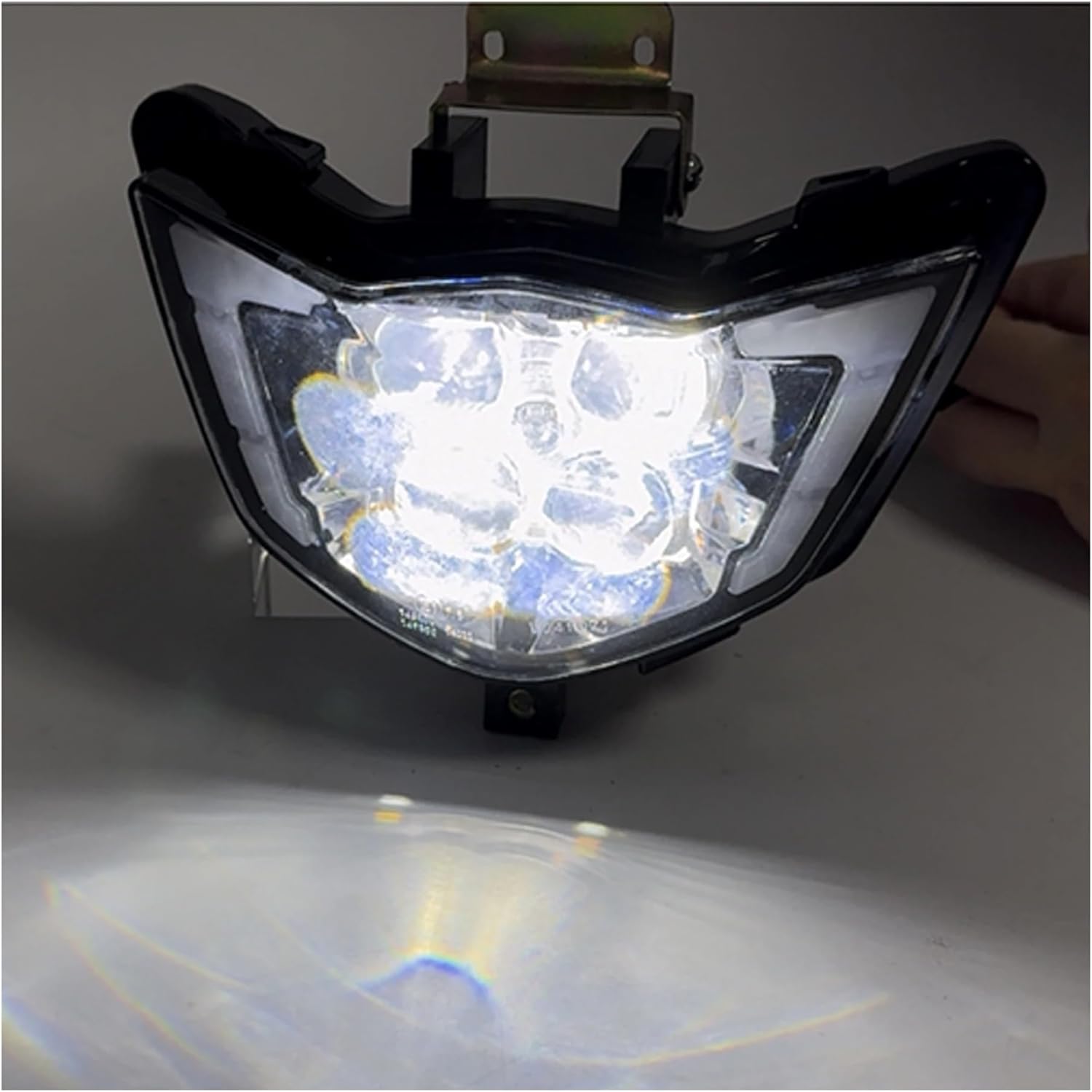 WR450F用 YZ250F用 YZ450F 250F 450F MX用 【手型】 オートバイのLEDヘッドライトオ