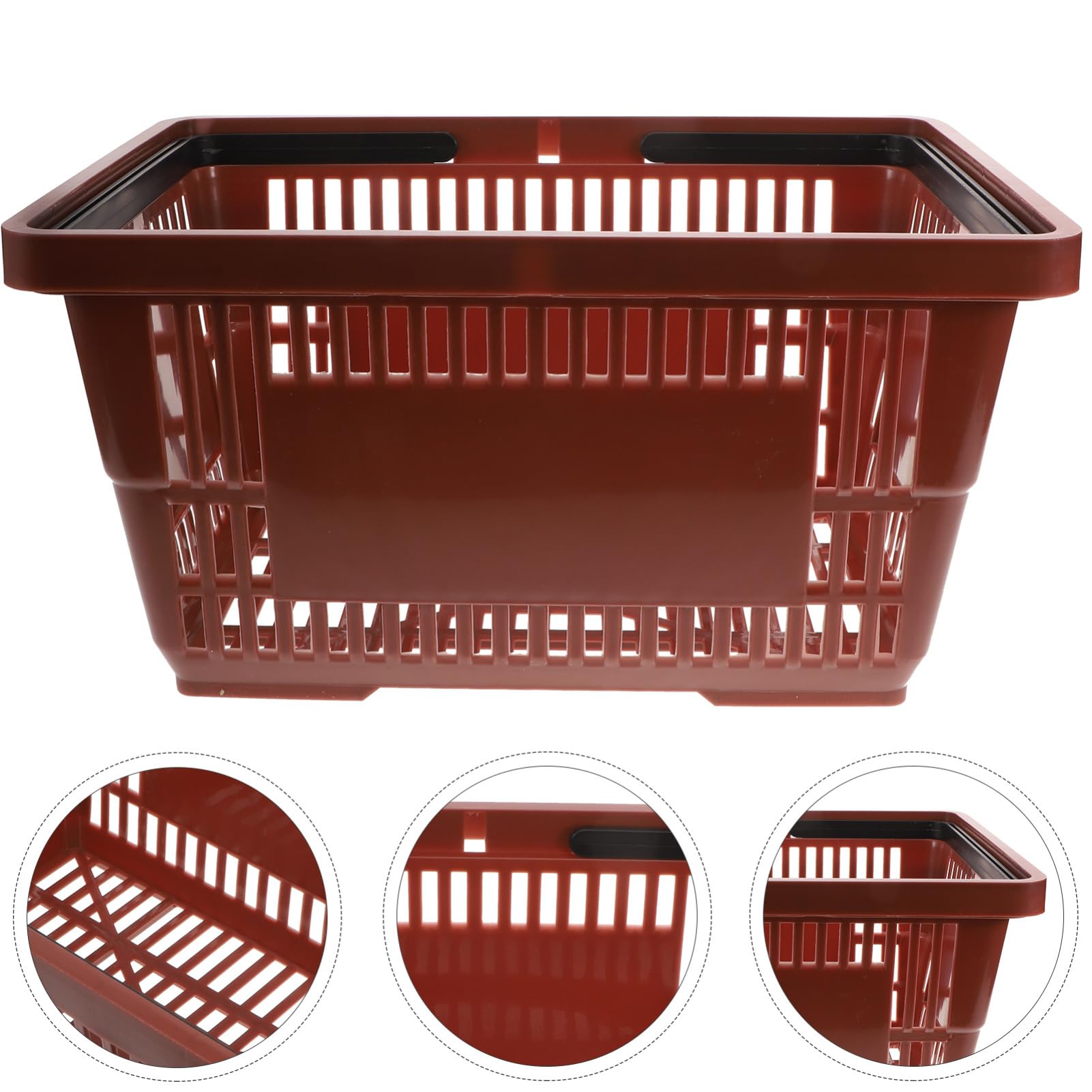 Healifty Sundries Basket Organizer Für Badezimmer Und Küche Praktischer Aufbewahrungskorb Mit Ergonomischem Griff Für Snacks Obst Und Mehr Robust Und Stilvoll