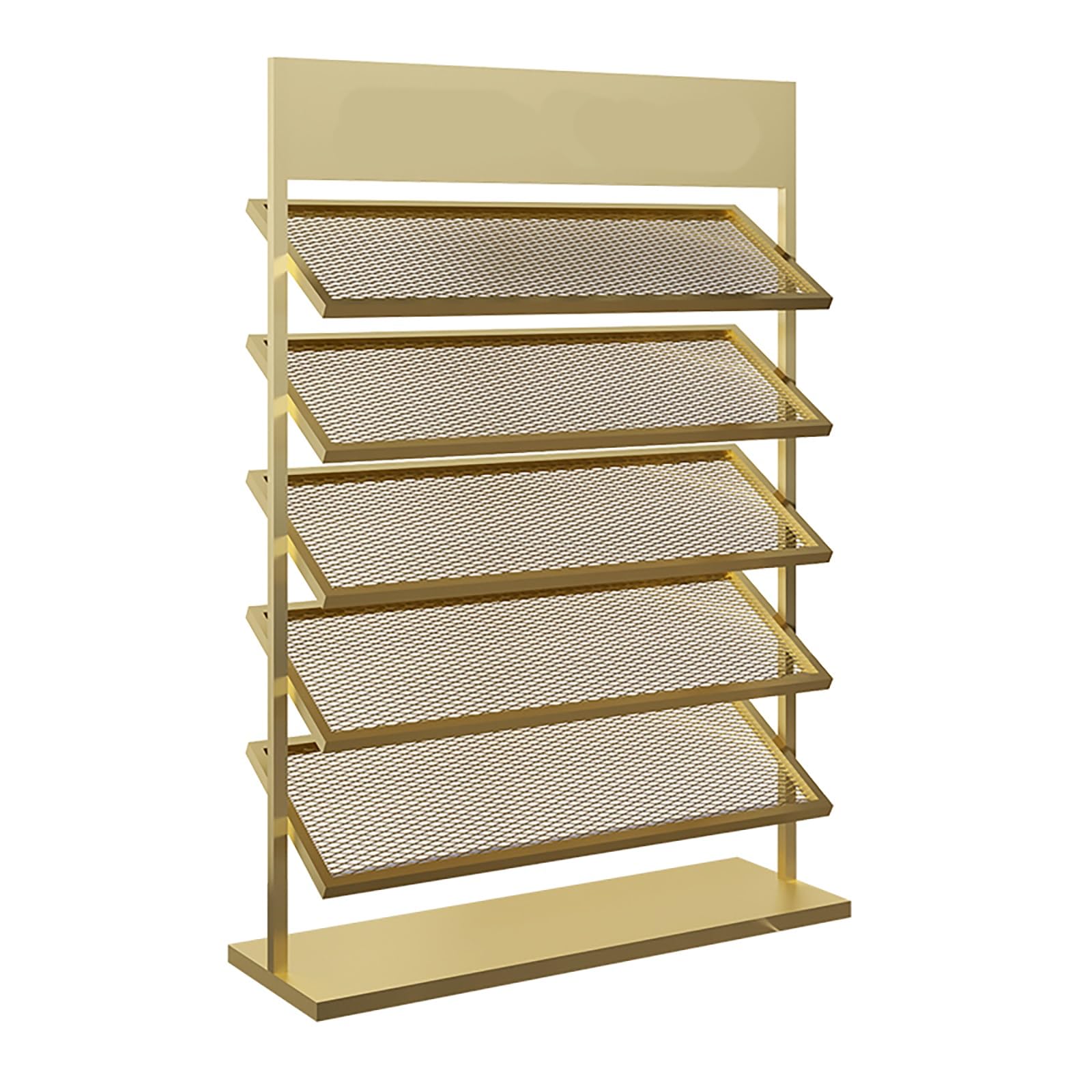 Espositore in metallo a 5 livelli per piastrelle e campioni - 34,9 x 34,8 x 149,9 cm Sto Stand per fiere e mostre - Maximizer dello spazio per la presentazione di prodotti e nizat
