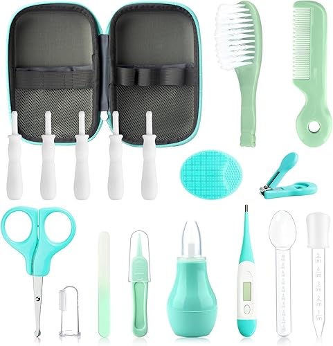 Miniatura 2 de Kit de cuidado de la salud y aseo del bebé para niños recién nacidos, kit de cuidado de bebé de seguridad mejorada, juego de cuidado de la salud del