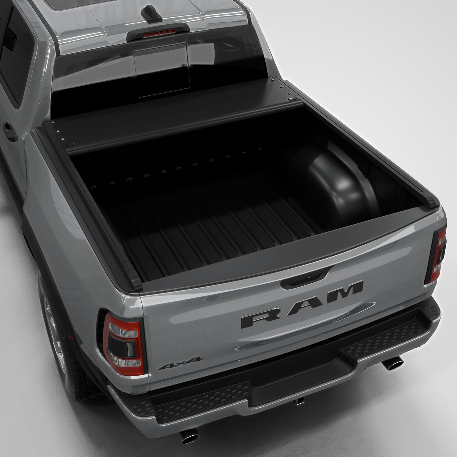 Aluminum Retractable Tonneau Cover Fits 2002-2023 Ram 1500 & 2003-2018 Ram 2500 3500 6'4" Bed Without Ram Box (76.3")