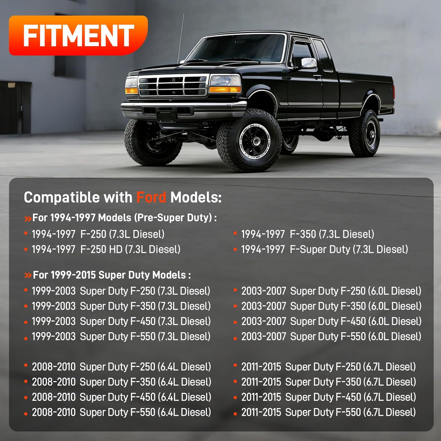 6-Port Fuel Tank Selector Valve Compatible with 1994-2015 Ford F-Series Super Duty Diesel Trucks F250 F350 F450 F550,Replaces 6C3Z9189A F5TB9F271AA 6005966,Fuel Tank Selector Valve Assembly