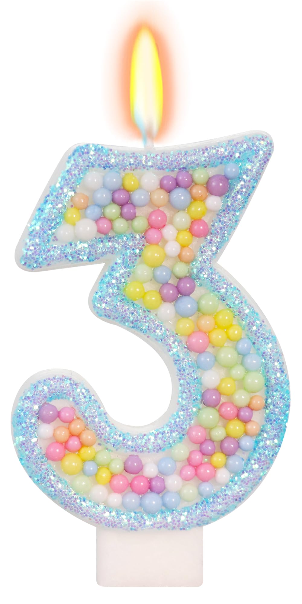 Pastel Macaron Birthday Candle - 2nd Birthday Decorations -24 Pastel Macaron Birthday Candle - 2nd Birthday Decorations -24