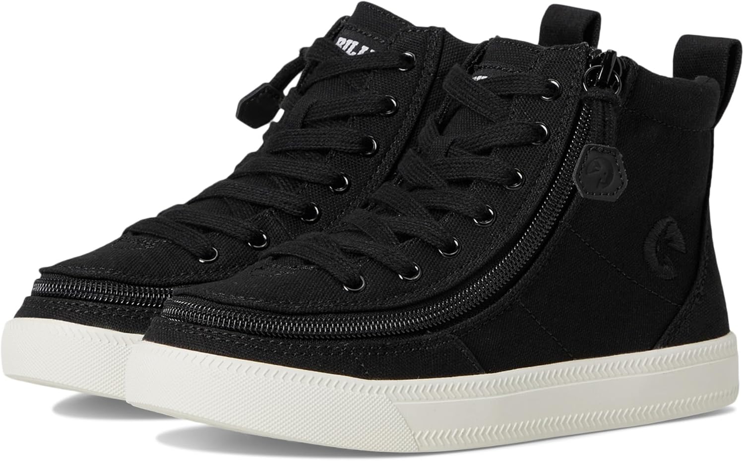 BILLY Footwear Kids Classic Lace High II for Little Kids and Big Kids - Adjustable Laces with Wrap Zipper Closure, Durable and Lightweight Shoes