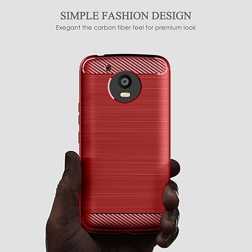 Miniatura 5 de Asuwish Funda protectora para Moto E4 Plus con protector de pantalla de vidrio templado y accesorios delgados para celular Motorola E Plus 4