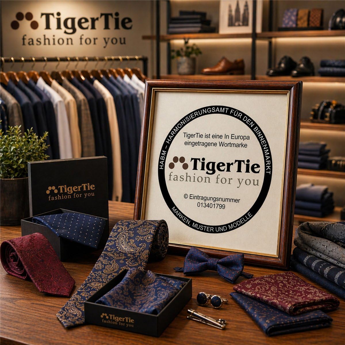 TigerTie Pajarita para bebé en monocolor, talla 29 hasta 50 cm, cuello ajustable + caja de almacenamiento