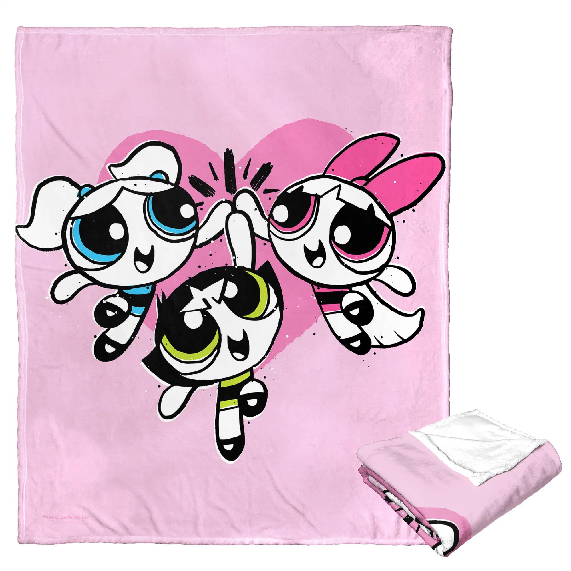 Northwest Powerpuff Girls Silk Touch Throw Blanket, 50" x 60", Power Puff Together-image-48