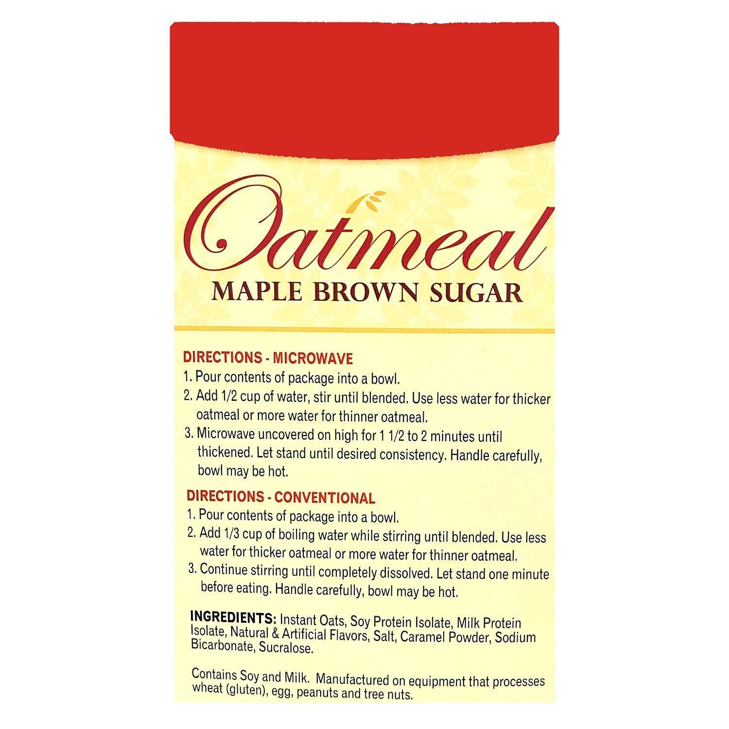 HealthyWise - High Protein Oatmeal Maple Brown Sugar, 15g Protein, Low Calorie, High Fiber, Low Sugar, Low Fat, Ideal Protein Compatible, 7 Servings Per Box, (3 Pack)