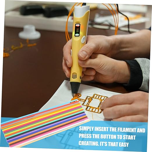 MAGICLULU 160 Piezas Filamento Colorido PCL para Lápiz 3D miniatura 5