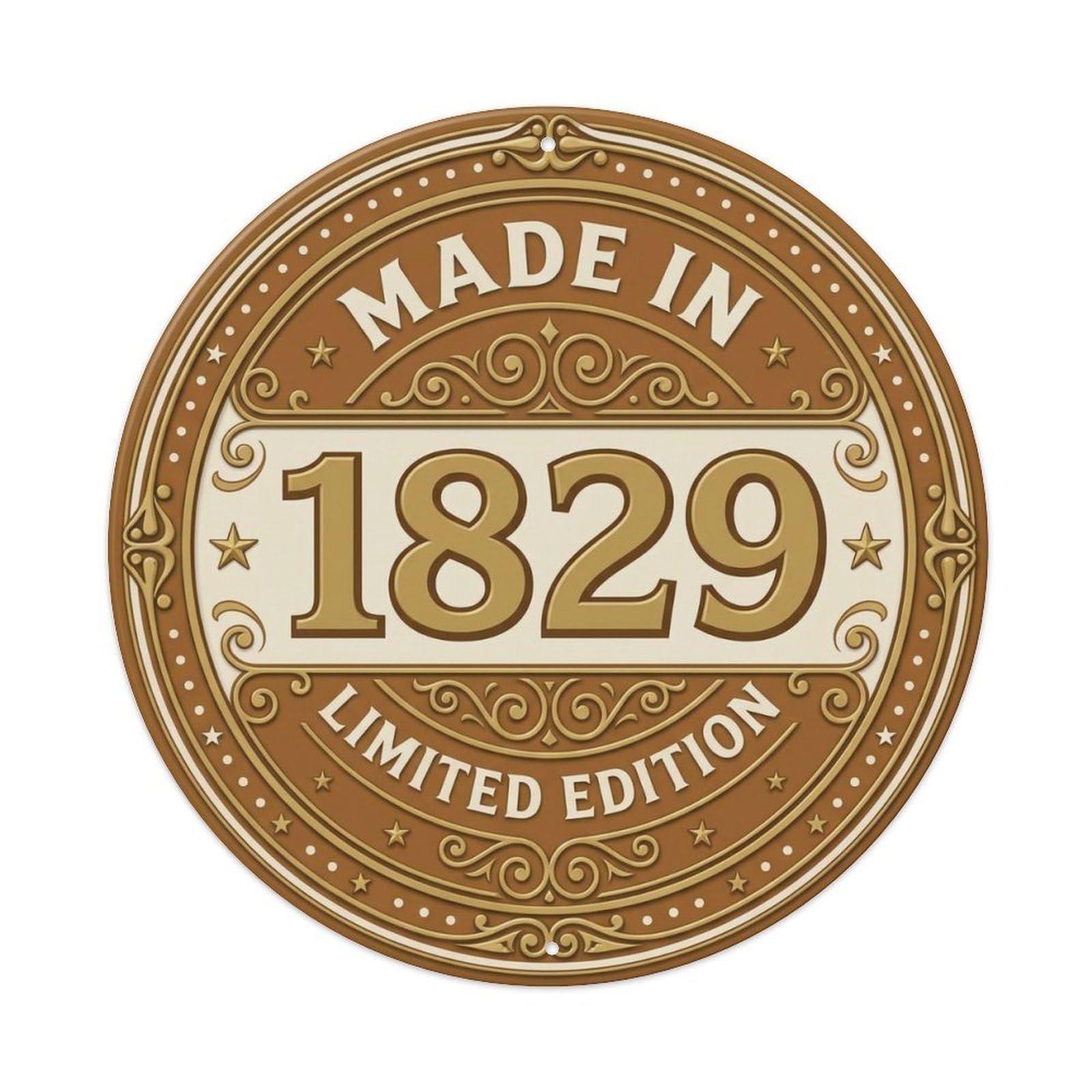 Okahys 8X8inch(20X20cm) Made In 1829 Limited Edition Metal Tin Sign