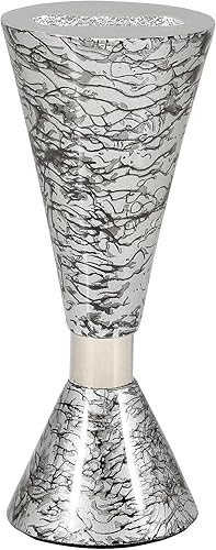 Miniatura 8 de Zion Judaica - Juego elegante de final de Shabbat Havdalah estilo contemporáneo chapado en níquel  Cáliz de copa de Kidush de forma moderna,
