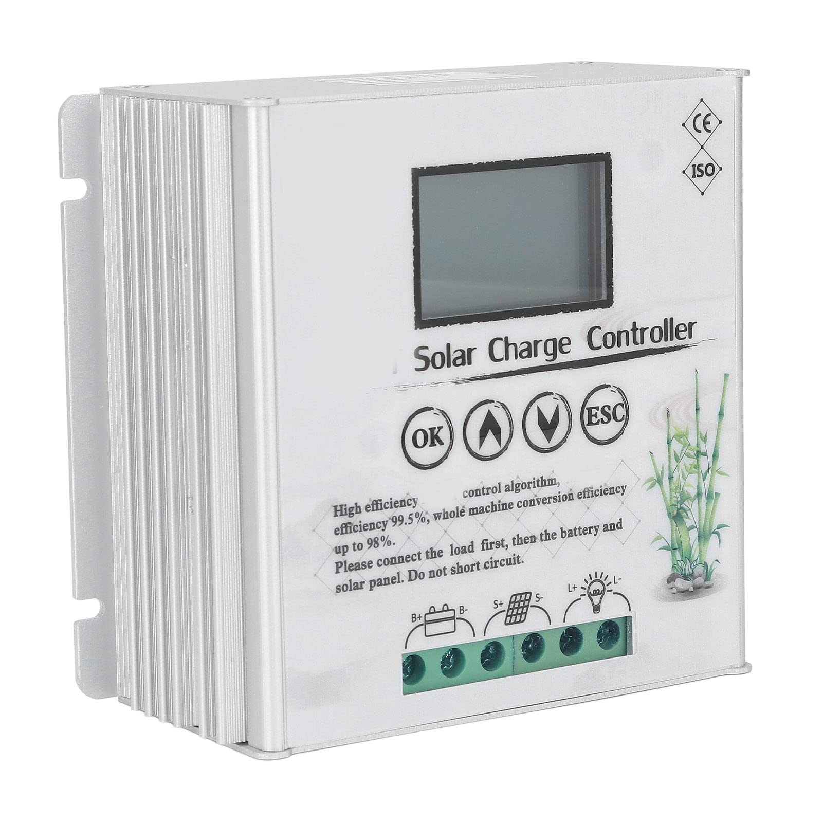FTVOGUE Automatyczny Regulator ładowania Słonecznego 24 V 48 V, Kontroler
