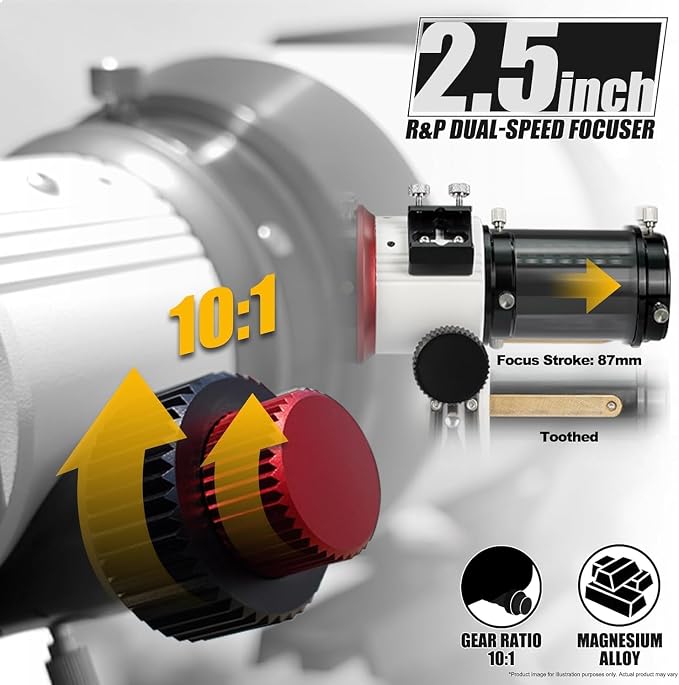 SVBONY SV550 Telescopio APO Triplete 122mm F7 miniatura 4