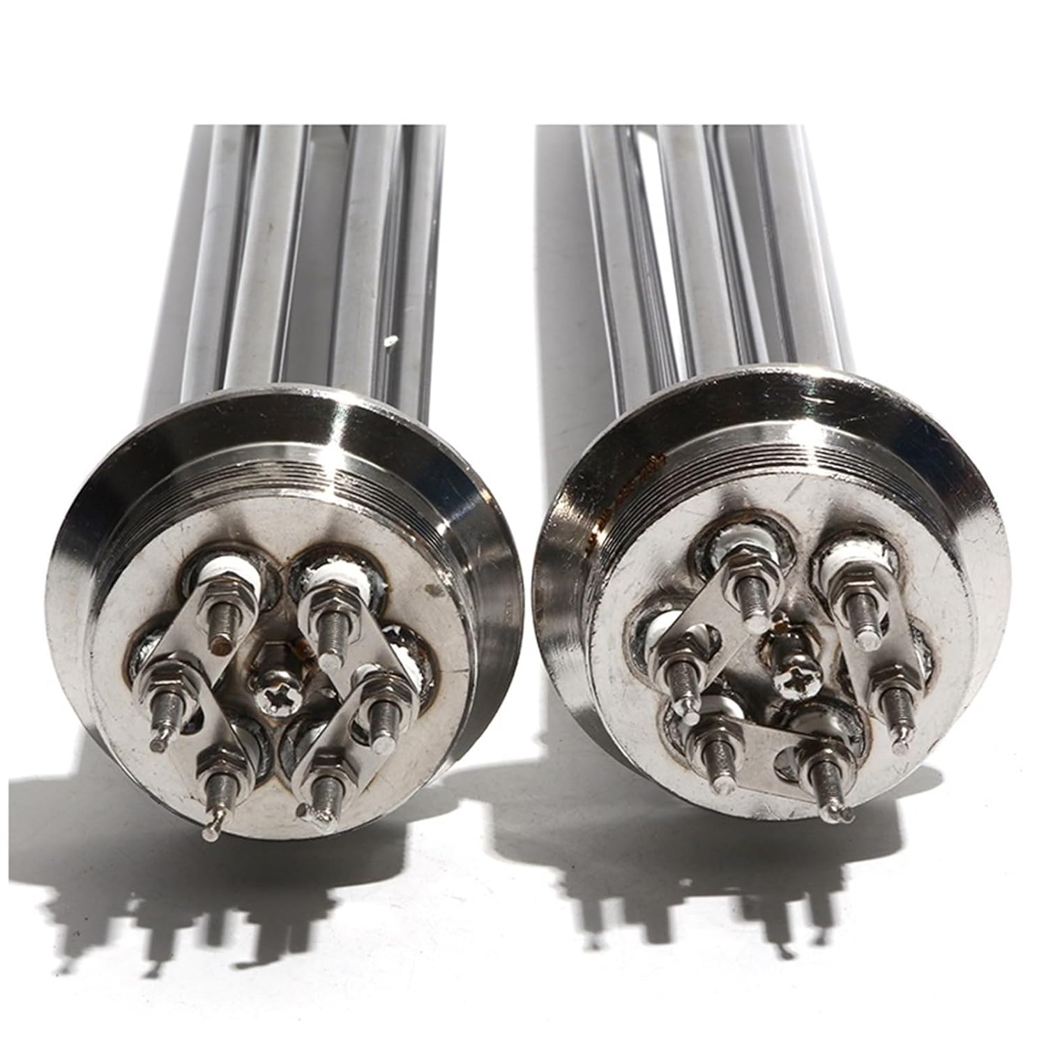 2" Tri-clamp Water Heating Element 220V/380V with Ground Screw 3KW 4.5KW 6KW 9KW 12KW Stainless Steel Brewing Heater(Stain Steel Cover,220V_3KW 190MM)