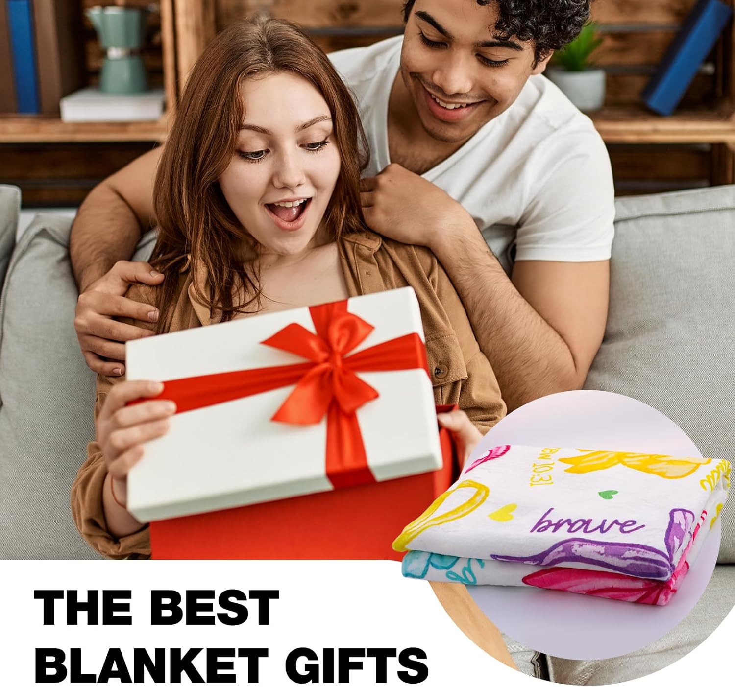 Bow Christian Throw Blanket, Bow Coquettte Bible Verse Flannel Blanket, God Says I Am Inspirational Religious Gifts for Women Girls Daughter Jesus Prayer Home Decor Gift 50 x 60 Inch - Image 7