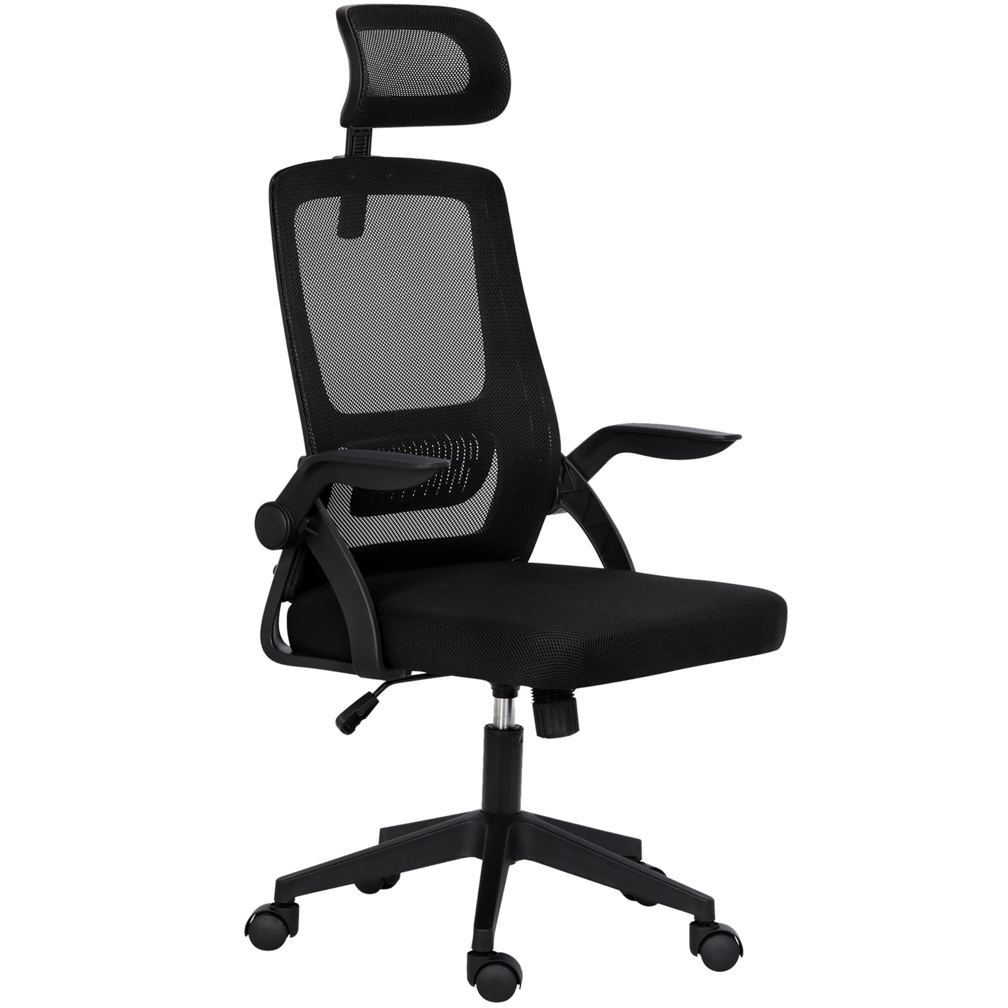 Chaise De Bureau Ergonomique Altaudia Blanche - Accoudoirs Mobiles, Appuie-tête, Inclinaison Et Hauteur Réglables