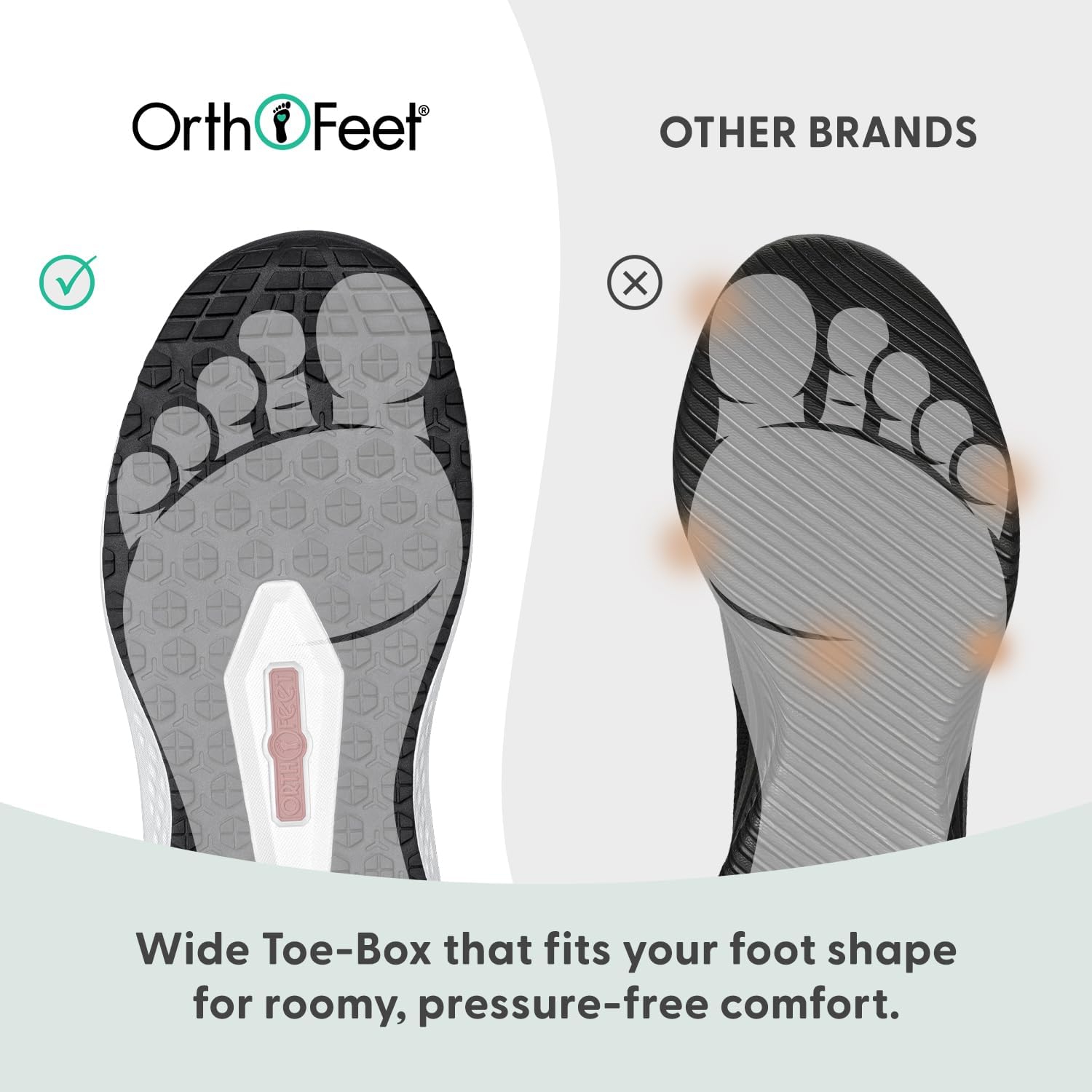 Orthofeet Women's Orthopedic Relay Running Shoe for Foot Pain Relief - Image 6