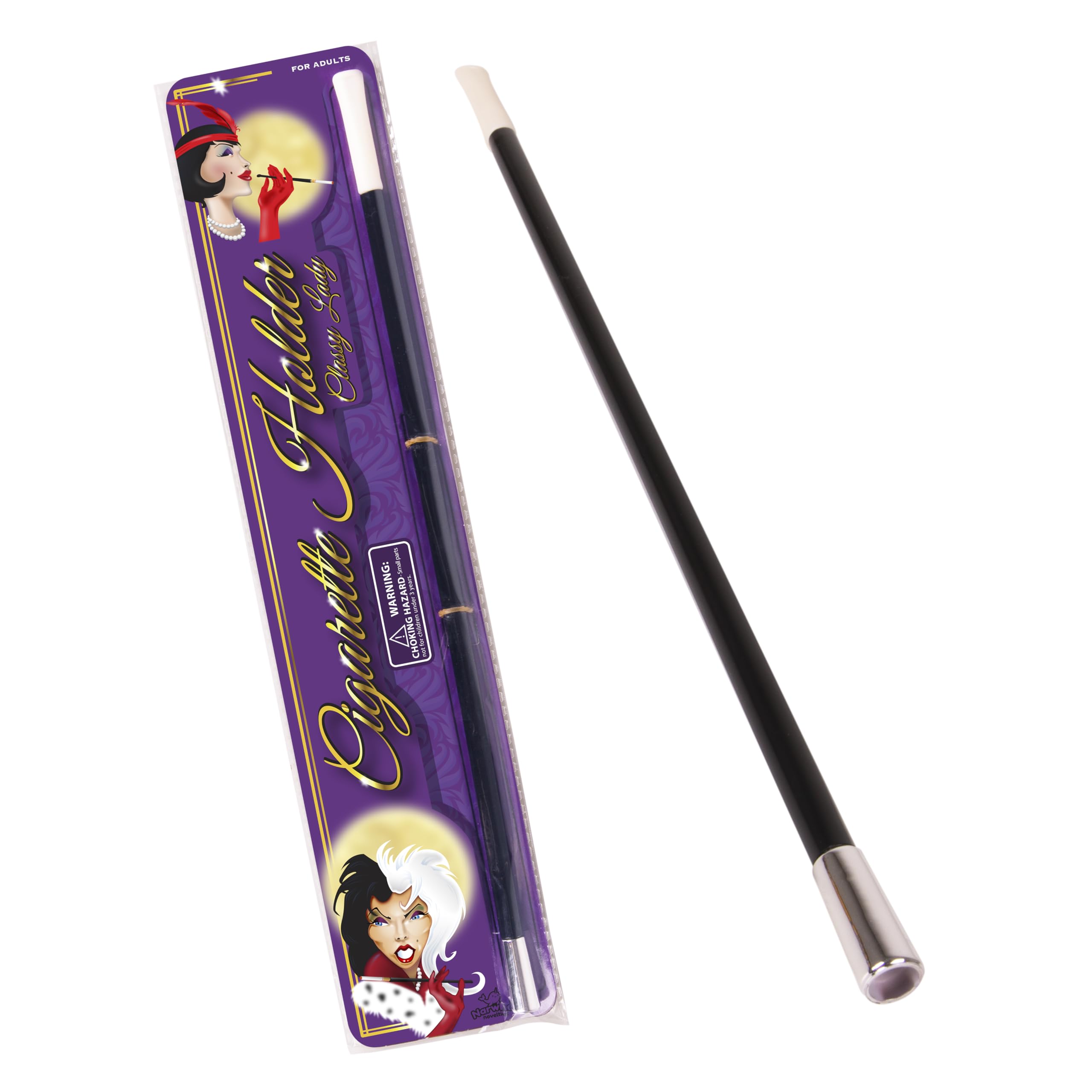 beatnik cigarette holder Scene Porte-Cigarette Plastic Costume Accessory Flapper 20s this 12 long black plastic holder is designed to resemble a vintage cigarette holder Kangaroo Costume Accessories, Toy Cigarette