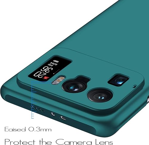 Miniatura 3 de Anccer compatible con Xiaomi Mi 11 Ultra Case Serie Colorida Ultra-Delgado Anti-Drop Premium Material Slim Full Protective Cover Verde