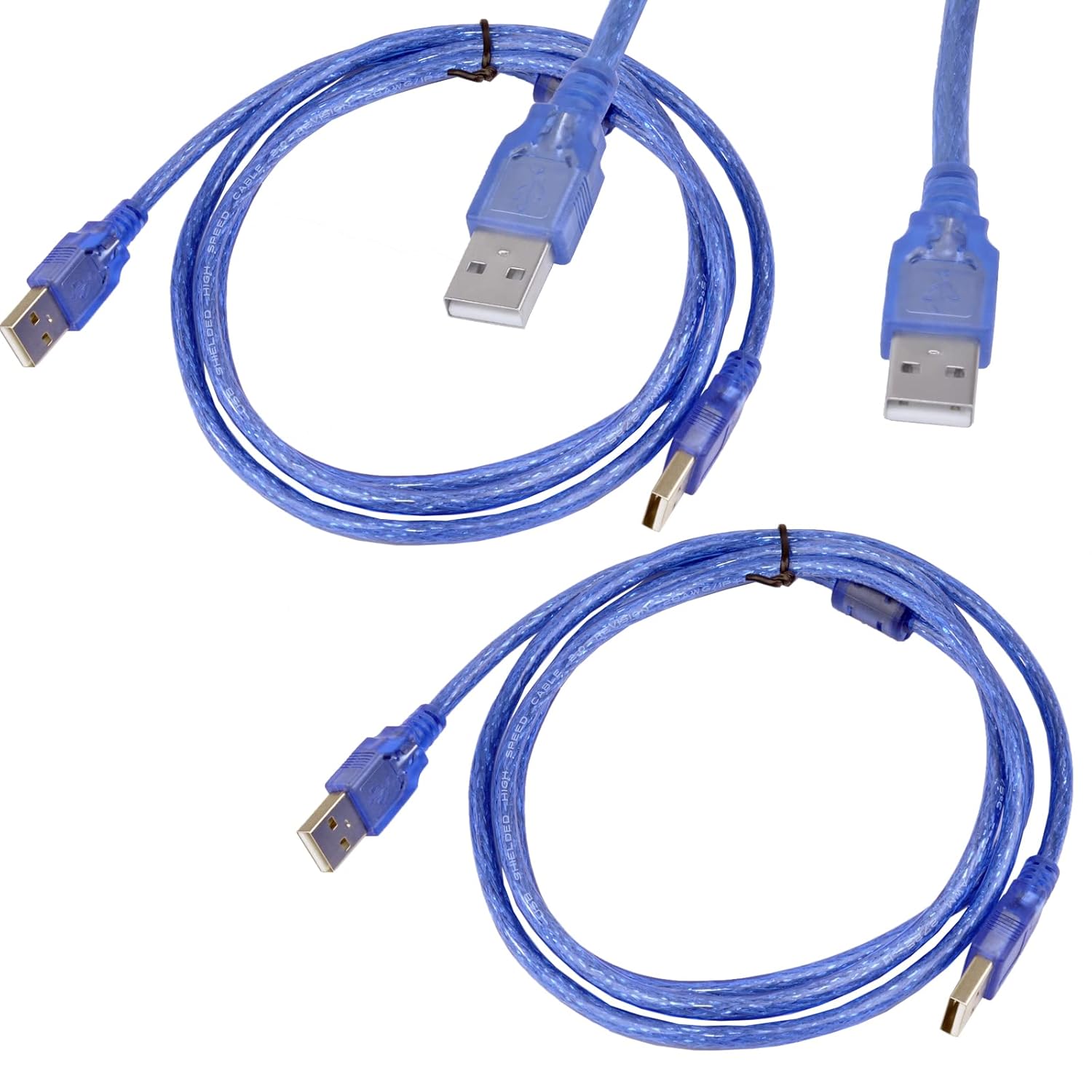 5FT 1.5 Meter USB 2.0 A Male M to Male Extension Cable Cord