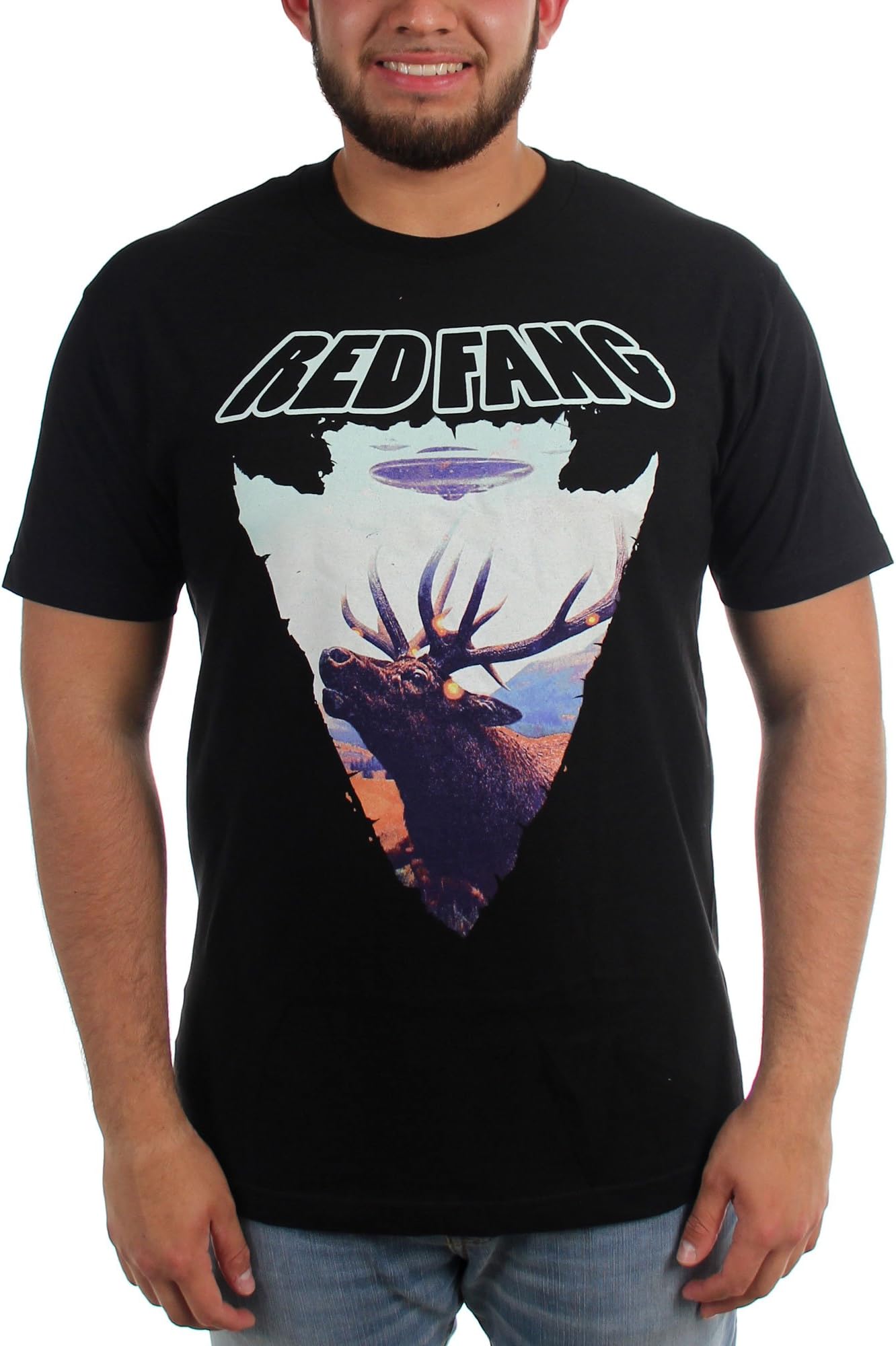 Red Fang - Mens Arrowhead T-Shirt, Size: Medium, Color: Black