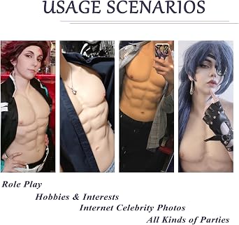 Silicone Muscle Suit Realistic Fake Abs Muscle Chest Suit Simulation Skin suit For Cosplay Transgende