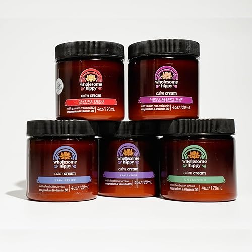 Miniatura 5 de WHOLESOME HIPPY Crema calmante  Mantequilla corporal sin perfume con magnesio, vitamina D3, karité, árnica y cúrcuma  Hidratante vegano para pieles