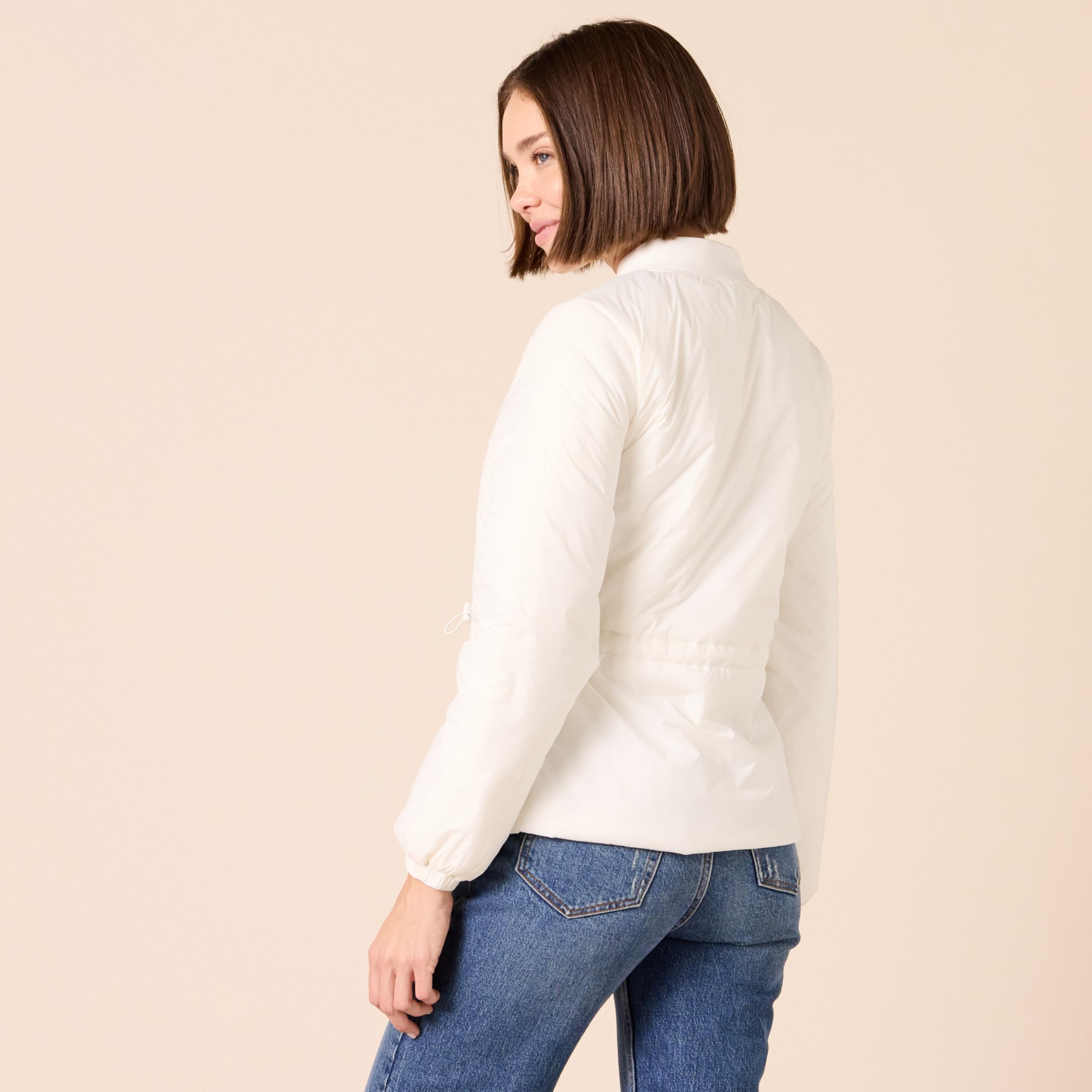 Amazon Essentials Veste Bomber rembourrée à la Taille Femme