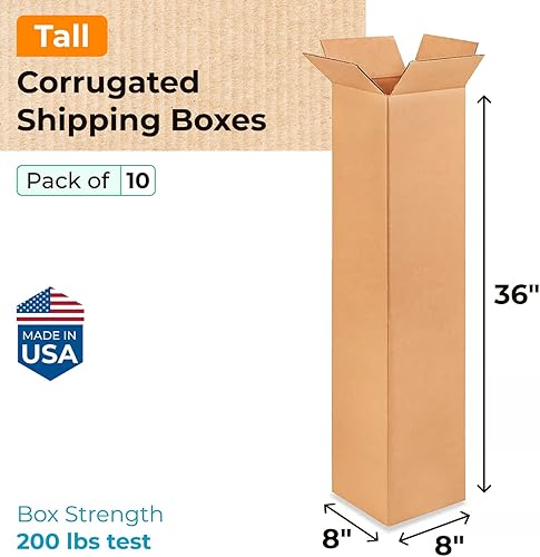 Miniatura 372 de Cajas para envío IDL Packaging - B-1266-5 de cartón corrugado, tamaño pequeño, de 12 pulgadas de largo x 6 pulgadas de ancho x 6 pulgadas de alto