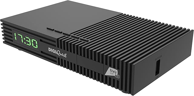 Digiquest Tivùsat Ti9 DVB-S2 with 2-in-1 Remote Control Black