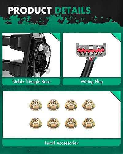 Miniatura 5 de SCITOO Espejos de remolque compatibles con Ford 2008-2016 para F250 F350 F450 F550 Super Duty Pickup Truck Mirrors Power Adjusted Heated Turn Signal