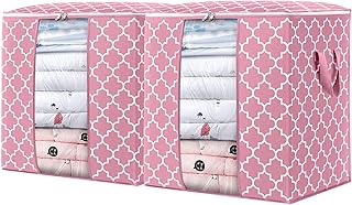 WISELIFE Storage Bags 2 Pack/100L Large Blanket Clothes Organization and...