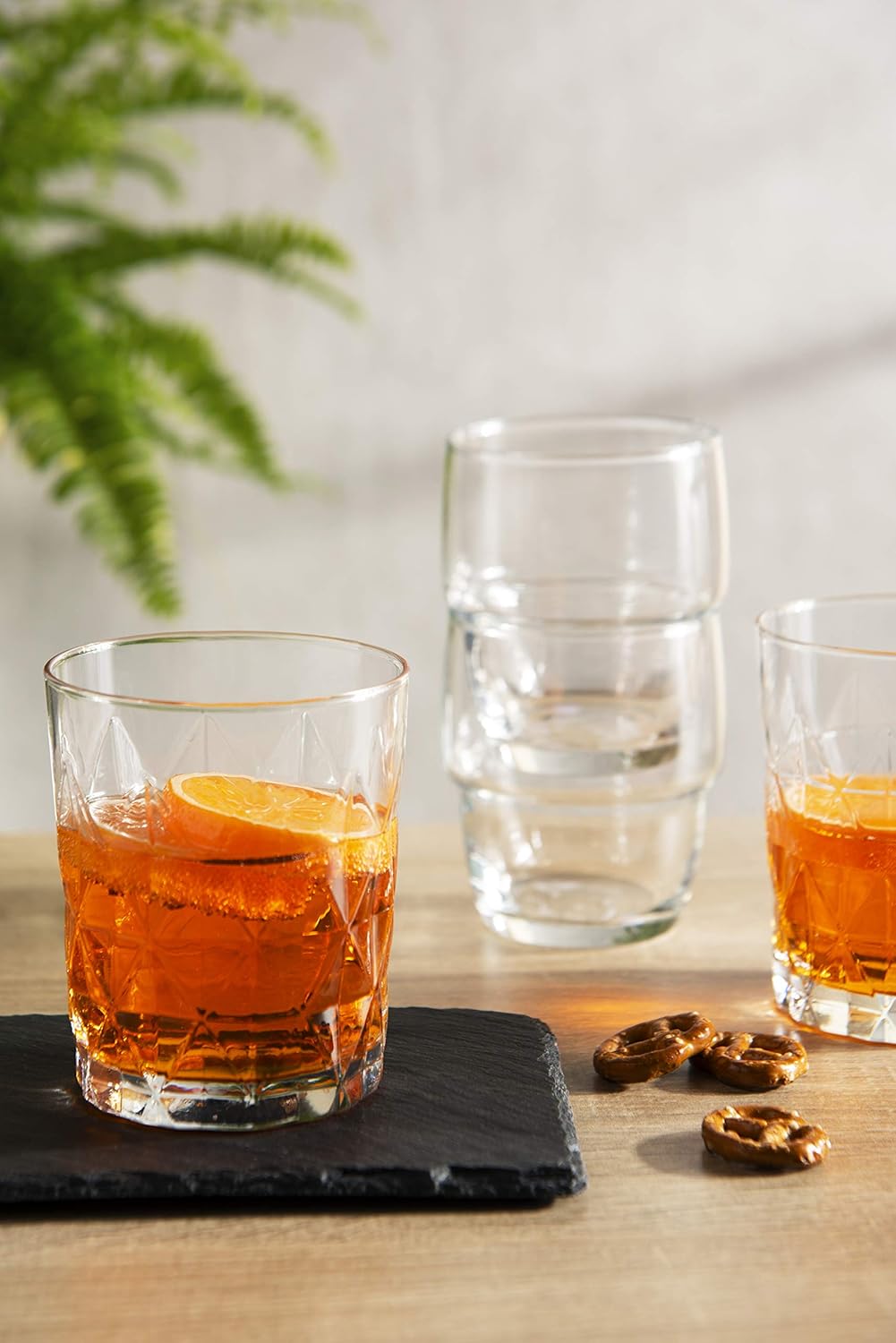 Excelsa Luxor Set of 6 Water Glasses, Glass