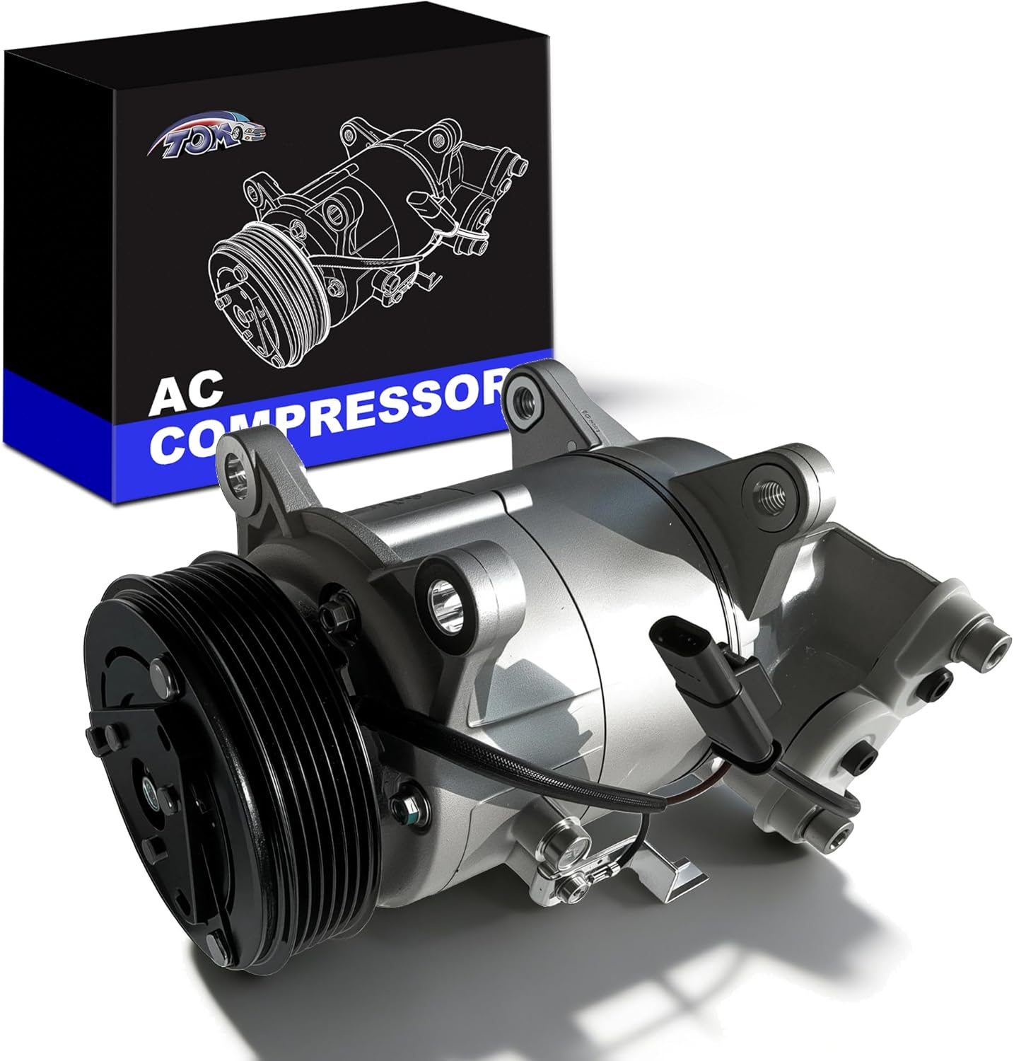 A/C Air Conditioner Compressor with Clutch Replacement for Mini Cooper 2014-2019 for Mini Cooper Clubman 2016-2018 CO11500C 64525A3F1D2