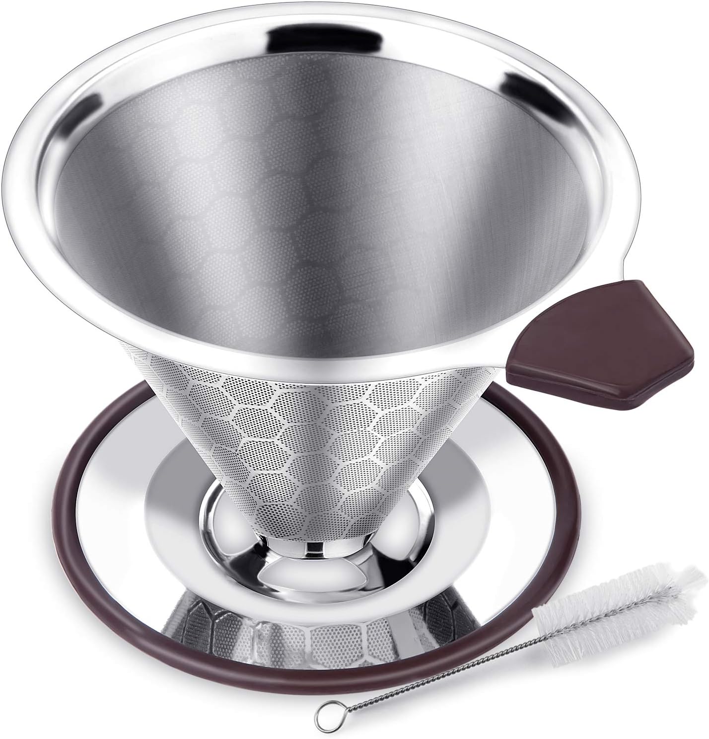 Maranello Caffé Pour Over Coffee Dripper Stainless Steel